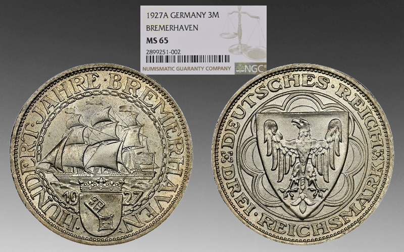 Bremerhaven 3 Reichsmark