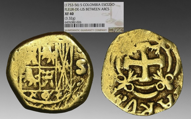 Colombia Gold Cob Escudo