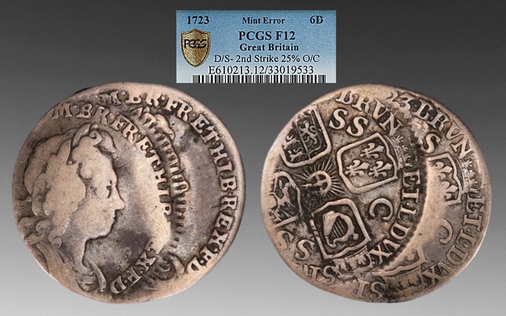 South Sea Company Sixpence