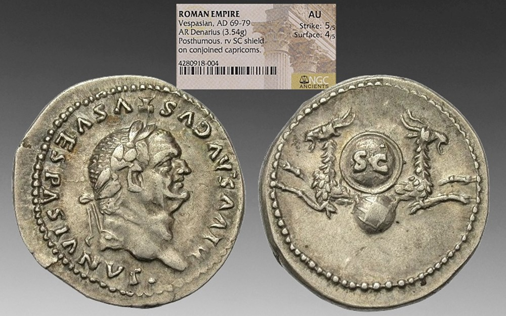 Vespasian Commemorative Denarius