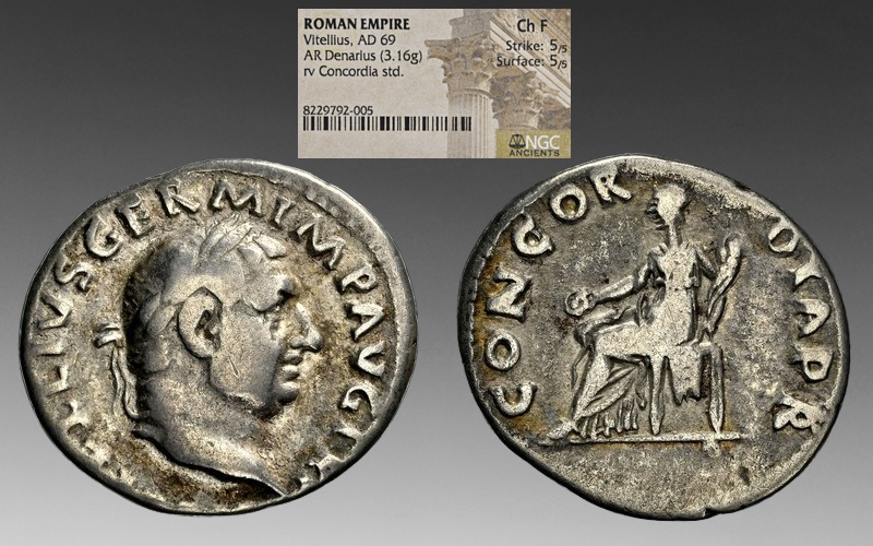 Vitellius Denarius