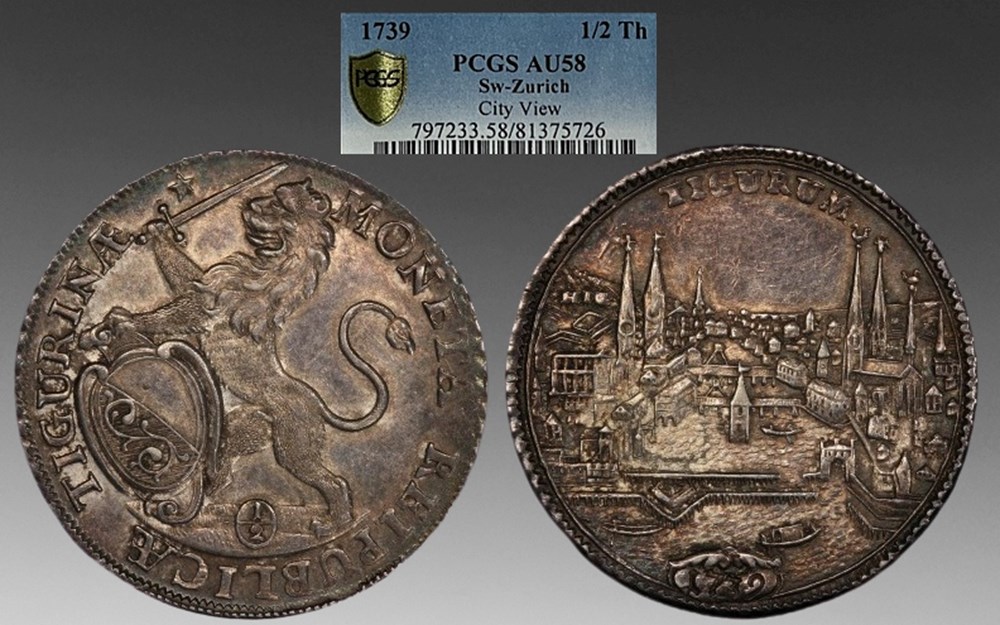 Zurich City View Half Thaler